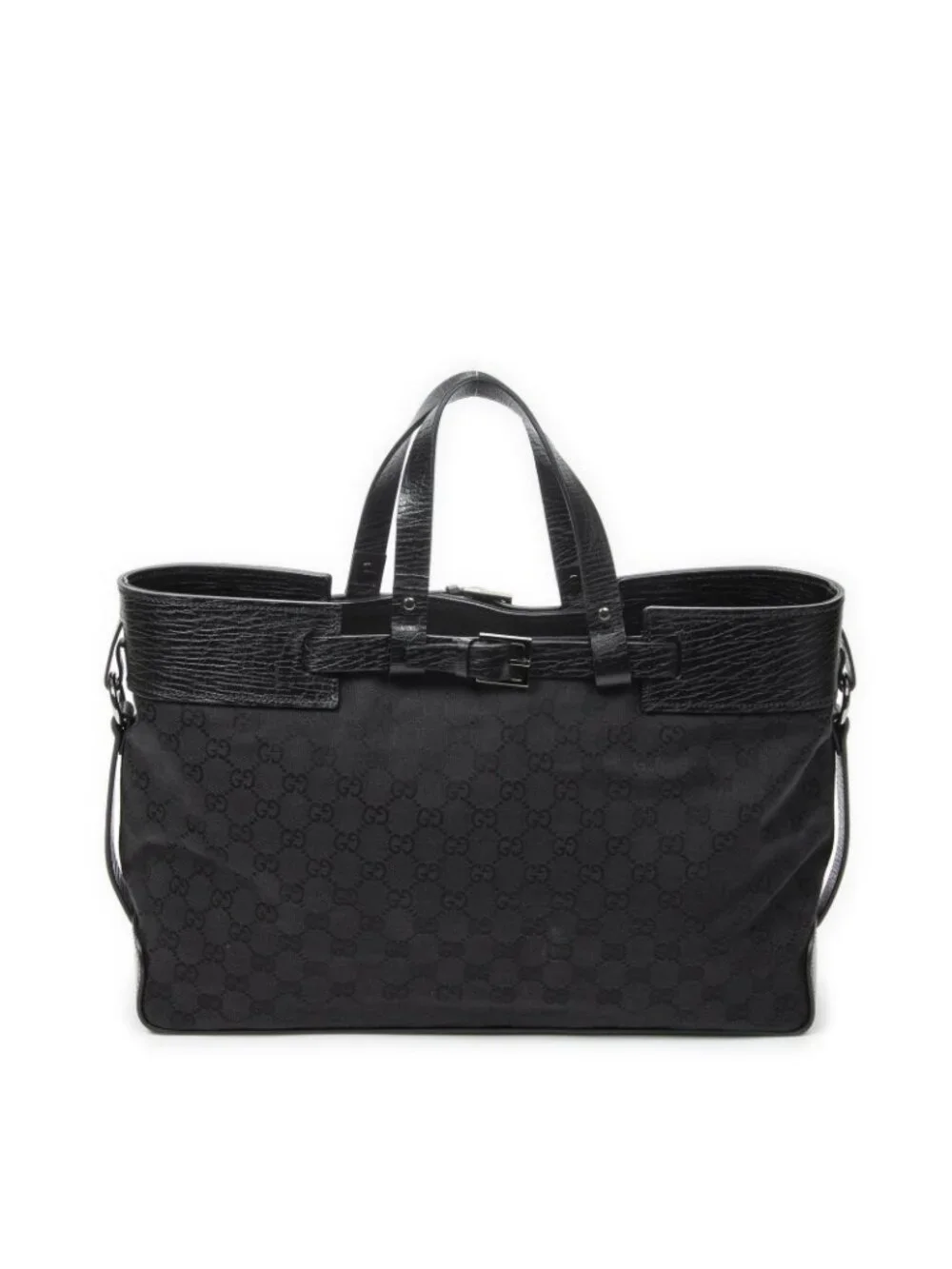 Gucci Eclipse Tote Black GG Canvas